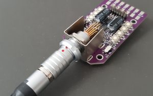 Output board with new 16pin connector and 7 preamps